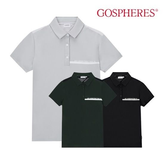 럭스골프 (현대Hmall) 고스피어 GOSPHERES WOMAN ASCI LOGO POLO T-SHIRT_PW2UPK42