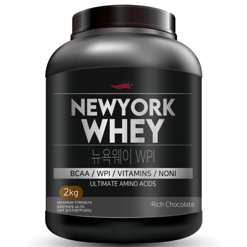 NUTRITIONFACTORY 유당제로 뉴욕웨이 WPI 초코맛 2kg 단백질보충제 프로틴 4143494 (뉴욕웨이 WPI 2kg)