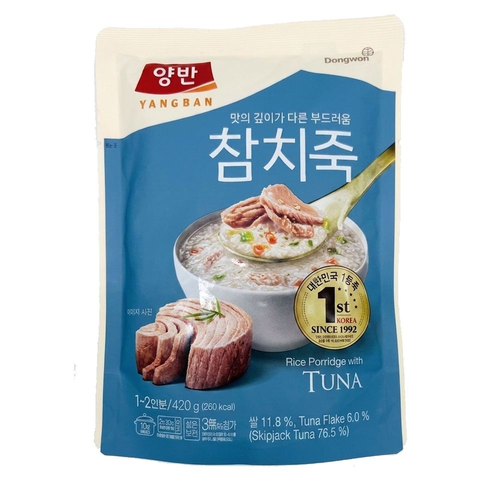 양반 동원 양반 참치죽 420g 파우치 x 20개