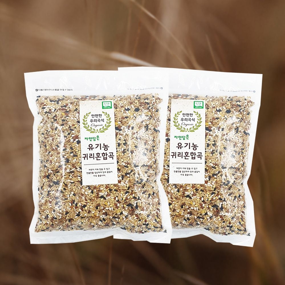 자연담은 25년산 유기농 귀리 혼합곡 2kg (1kg x2개)
