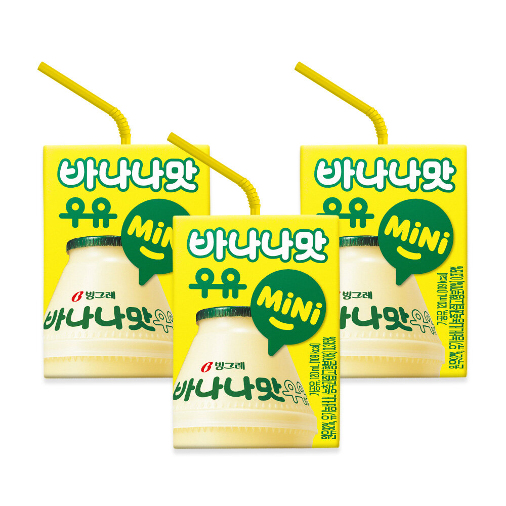 [G]빙그레 바나나맛 mini우유 120mlx24팩