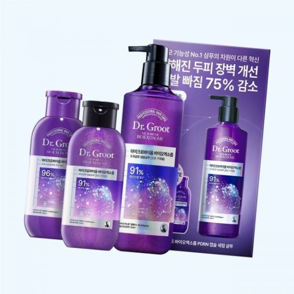 [오늘출발] 닥터그루트 N 대용량 마이크로바이옴 바이오엑소좀 탈모 샴푸+컨디셔너 (두피탈모증상 토탈케어 PDRN 캡슐세럼 약