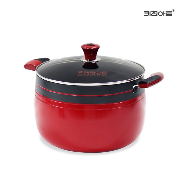 [오늘출발] 키친아트 신비 투톤칼라 경질 곰솥냄비 28cm 경질냄비