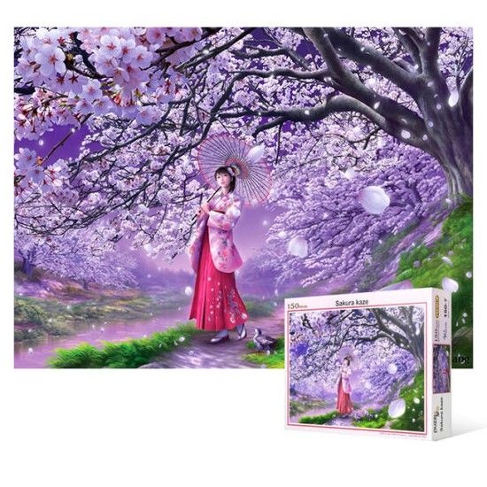 아트박스/퍼즐사랑 150피스 직소퍼즐 / 사쿠라의 바람