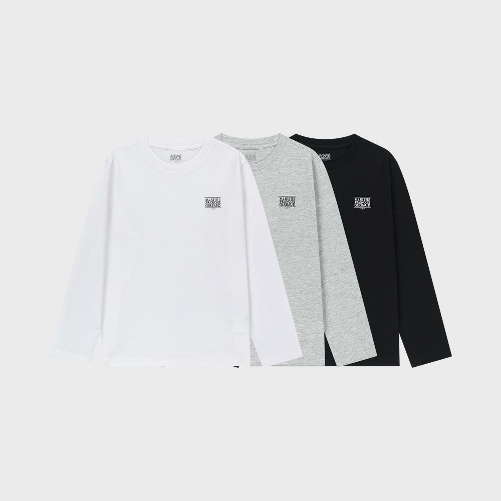 (공식) KIDS DOODLE CLASSIC LOGO LONG SLEEVE (3PACK) mix