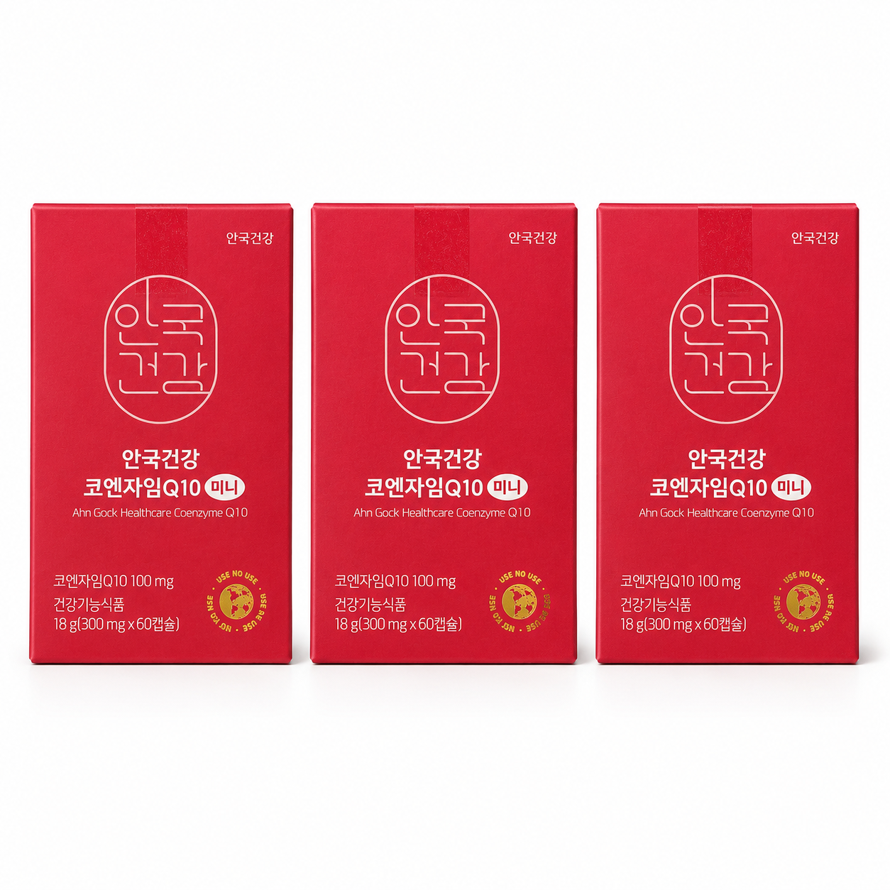 안국건강 코엔자임Q10 미니 60캡슐 3개 하루템