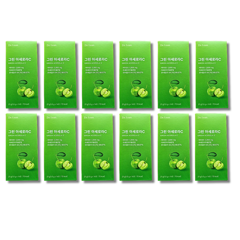[오늘출발] 닥터린 그린 아세로라C 1.5g x 14포 12박스
