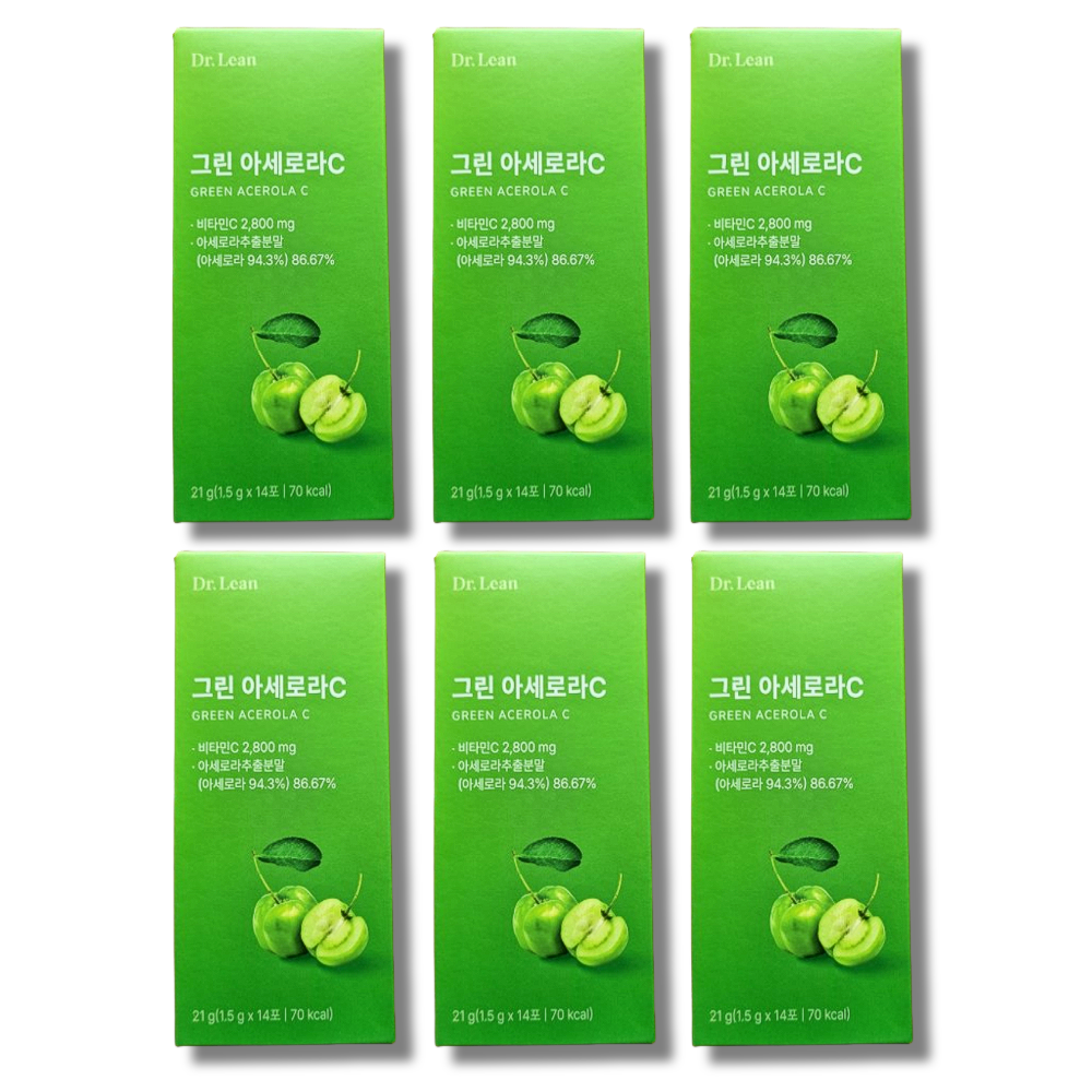 [오늘출발] 닥터린 그린 아세로라C 1.5g x 14포 6박스