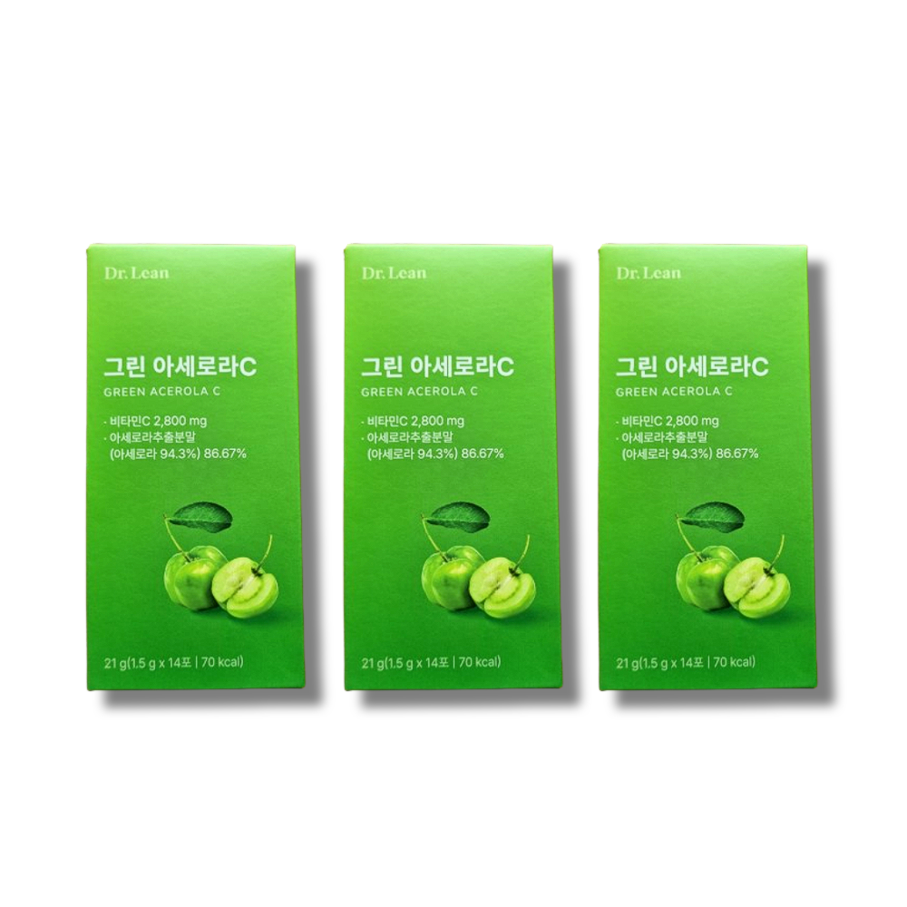 [오늘출발] 닥터린 그린 아세로라C 1.5g x 14포 3박스
