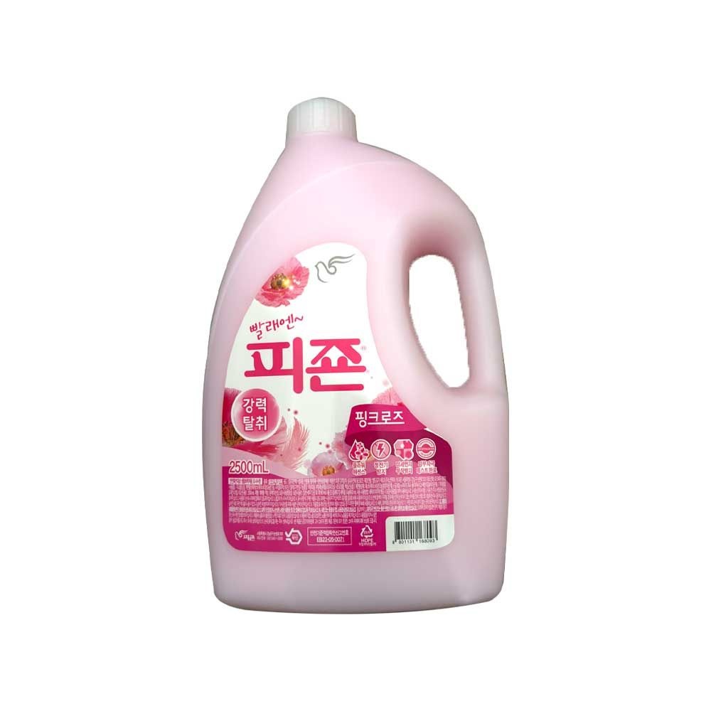 피죤 섬유유연제 핑크로즈 용기 2500ml x 4개