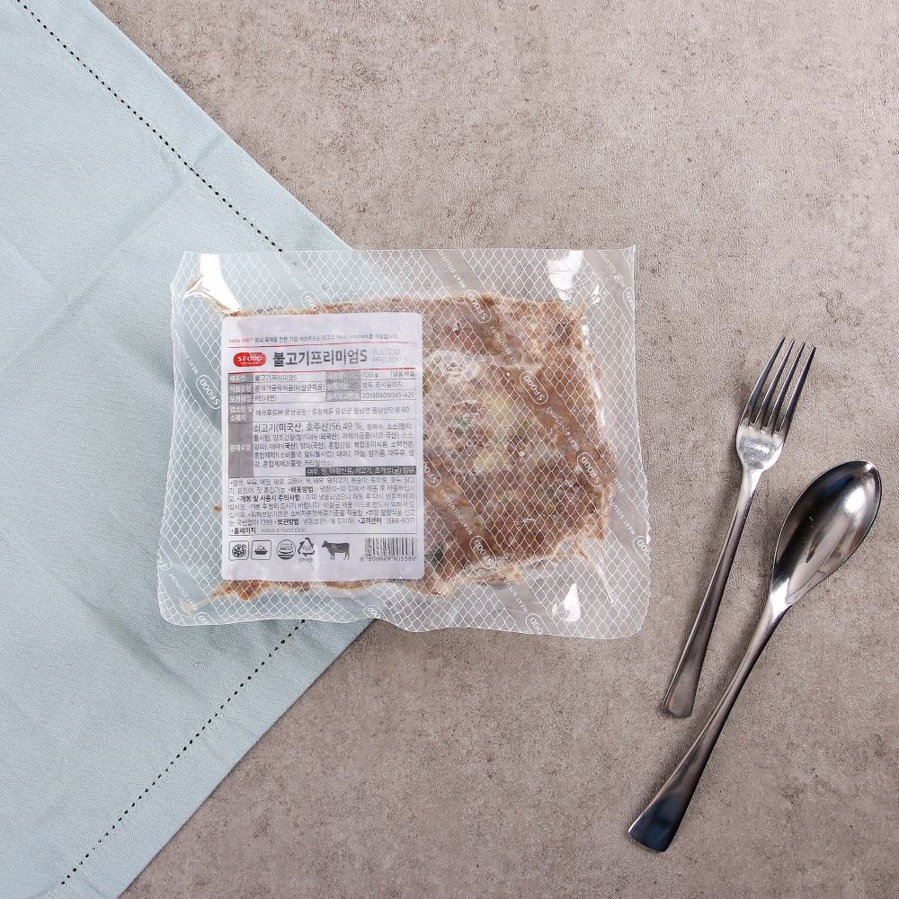 에쓰푸드 불고기 프리미엄S 700g 냉동 피자 토핑 재료