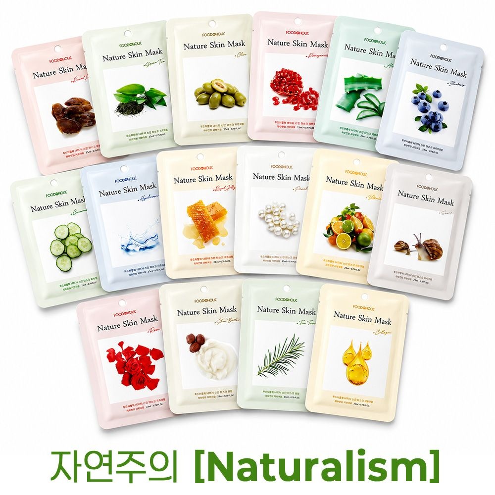 푸드어홀릭 (100매+무배)푸드어홀릭 네이처스킨 마스크팩 100매/16종 특가기획