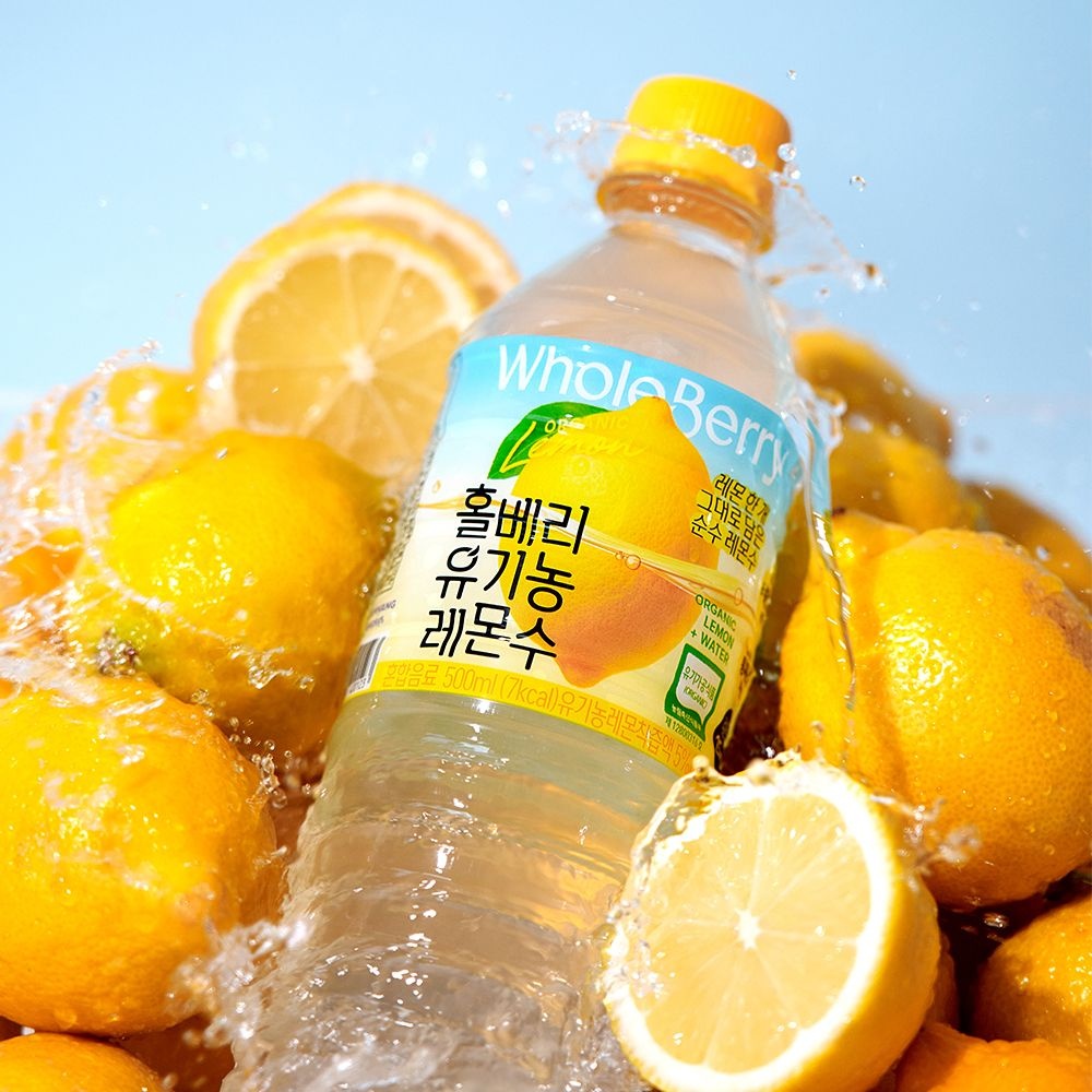 홀베리 유기농 레몬수 500ml X 24개입