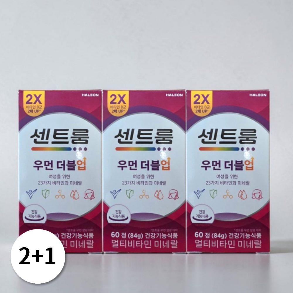 센트룸 우먼 더블업 60정 3개