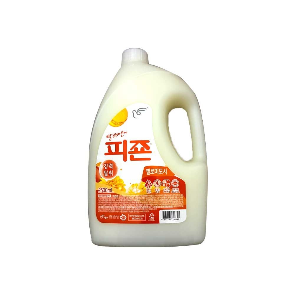피죤 섬유유연제 옐로미모사 용기 2500ml x 2개
