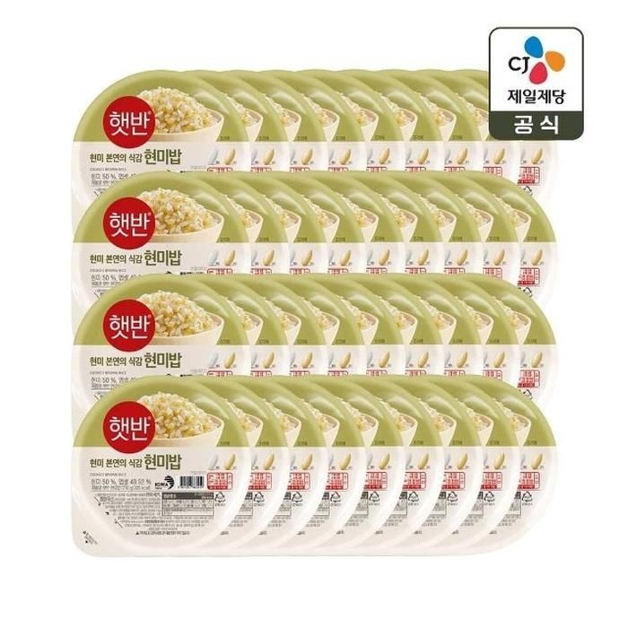 햇반 현미밥 210g x36개