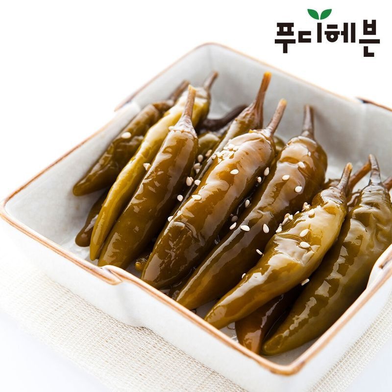 국내제조 매콤 칼칼 청양고추절임(장아찌)1kg+1kg