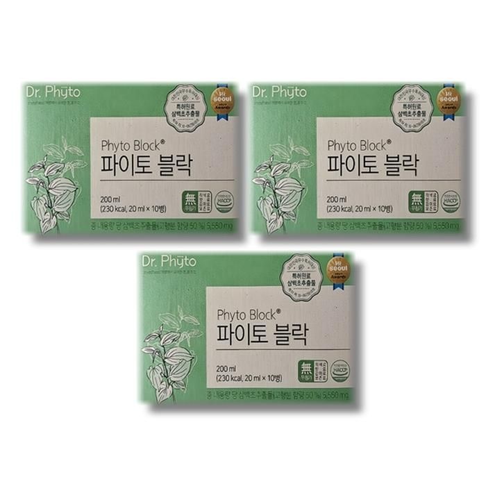 닥터파이토 파이토블락 20ml x 10개입 LHF618 3박스