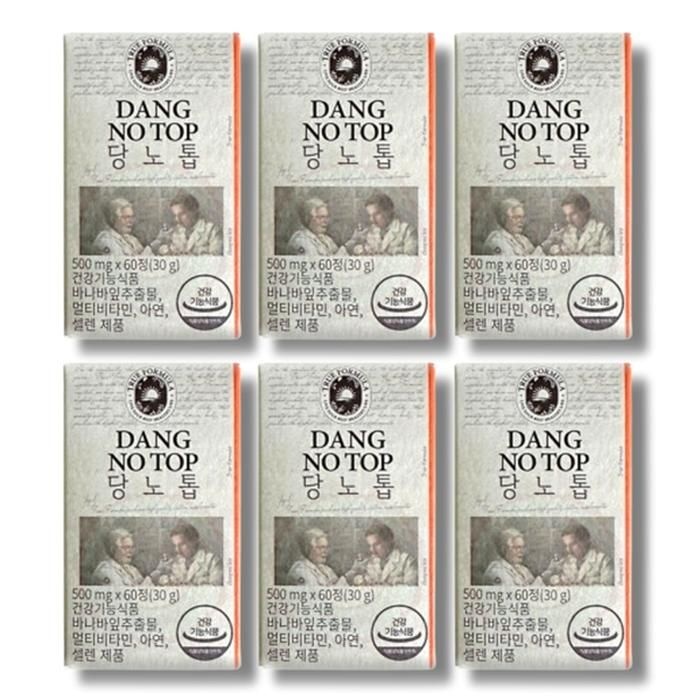 트루포뮬러 당노톱 500mg x 60정 6박스