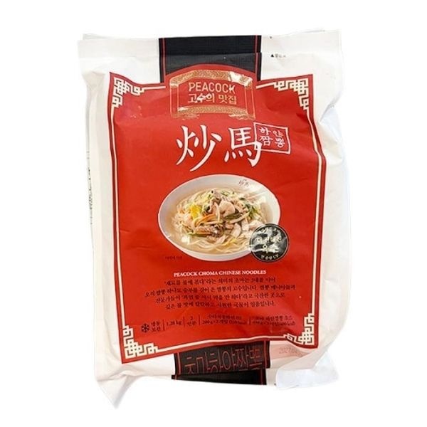피코크 초마 하얀짬뽕 1.28kg x 1개 아이스박스포장 po4043...
