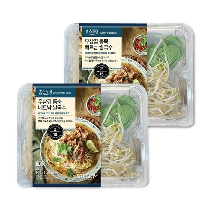 애슐리 우삼겹 듬뿍 베트남 쌀국수 600g x 2ea