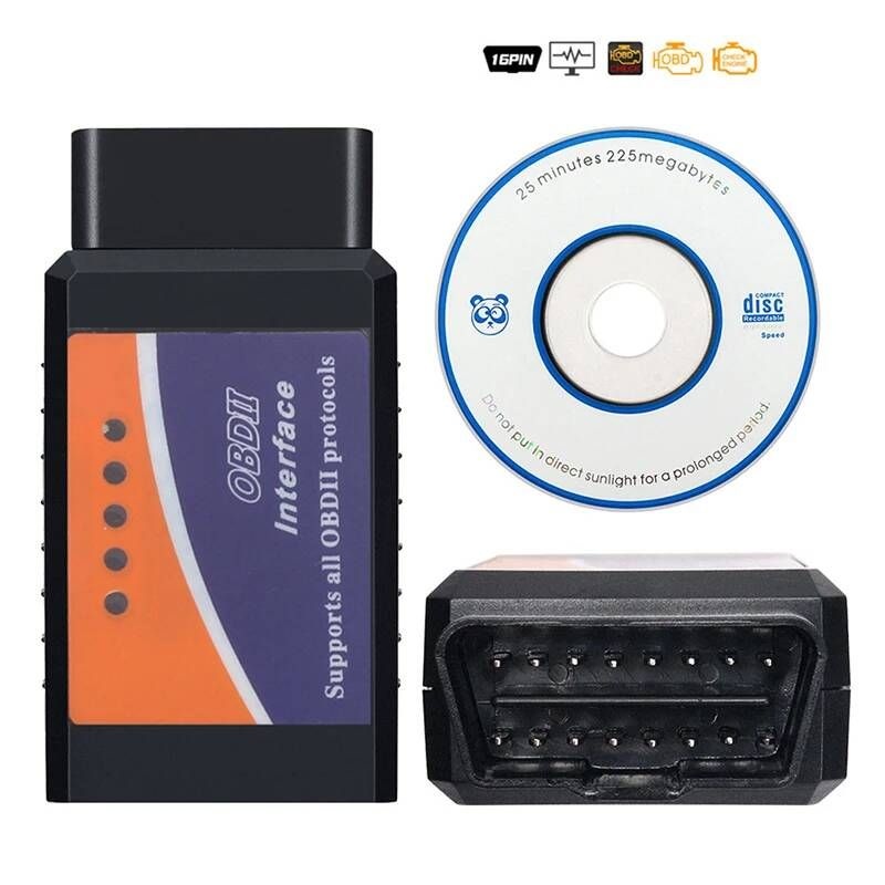 UnKnown [해외] 자동차 스캐너 차량 점검기 진단기 ELM327 V1.5 PIC18F25K80 칩 코드 리더 WiFi OBD 2 자동 IOS 안 드 로이드 ELM 327 ODB2 진단