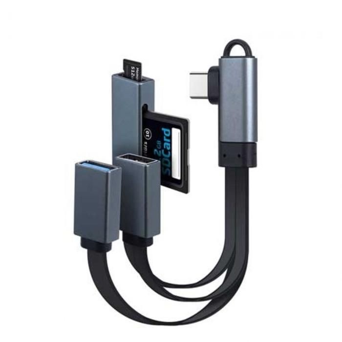 Coms USB 3.1 C타입 허브 USB 2.0 3.0 Y형 카드리더기