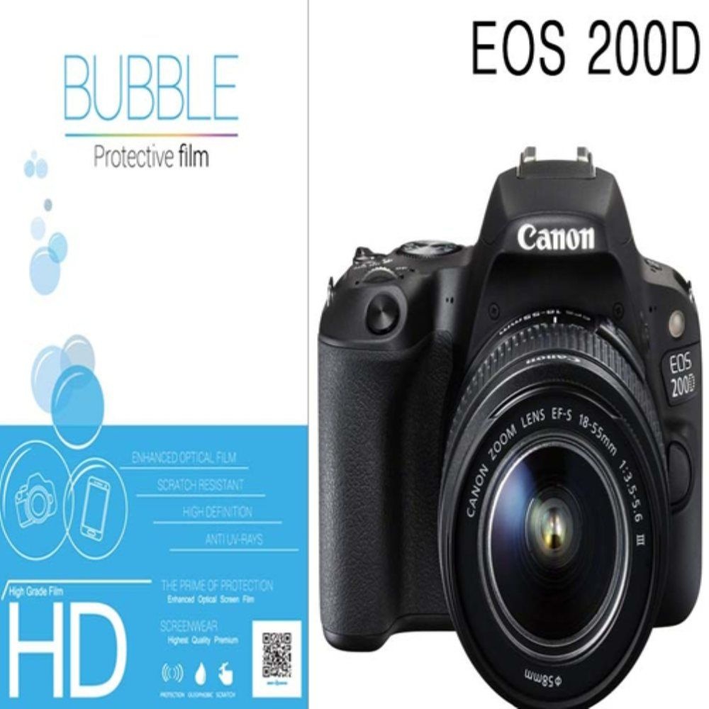룰루랄라 카메라액정보호필름 2장 캐논호환 EOS 200D 액정필름 카메라용품 카메라액정필름 스크래치방지필름