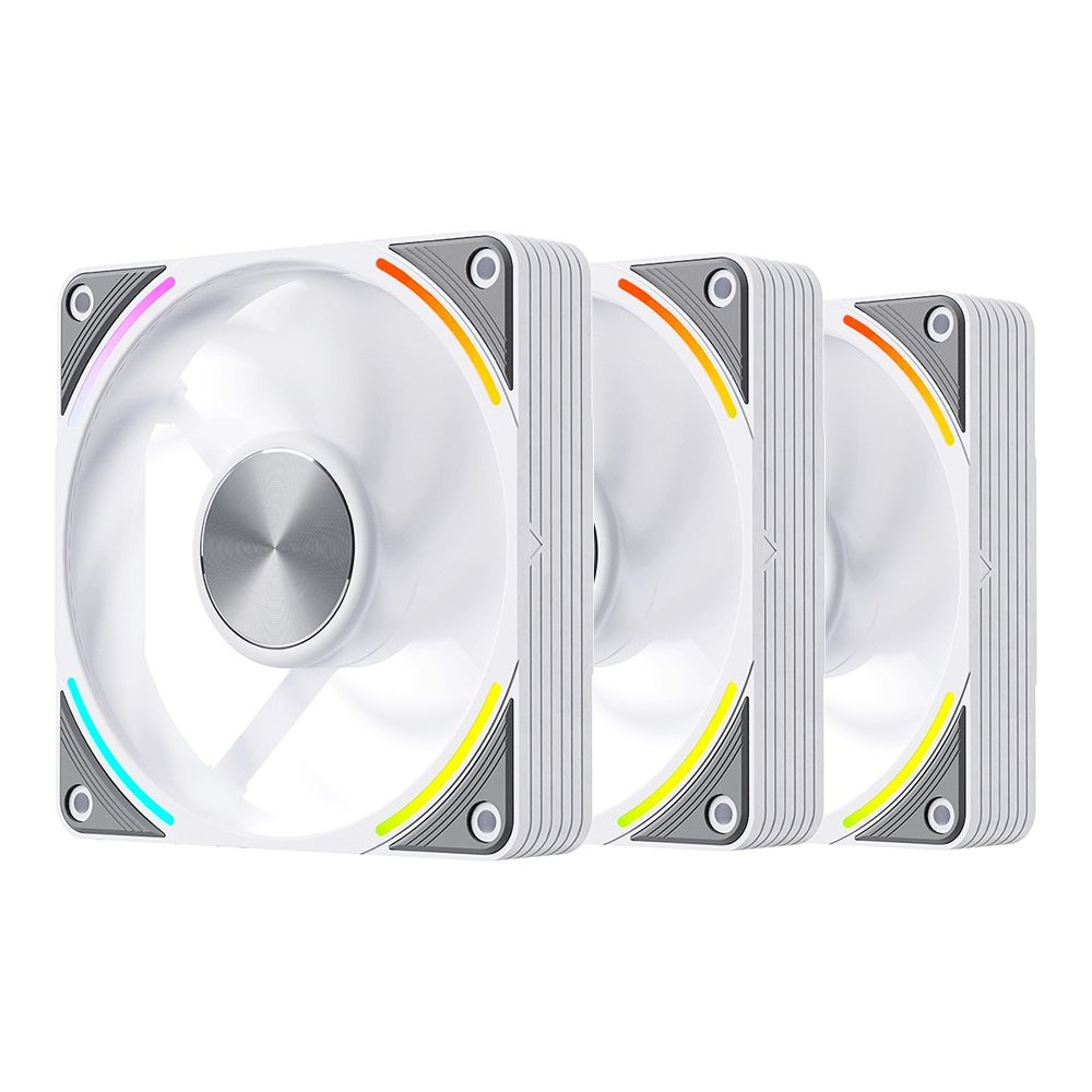 세고텝 120mm 케이스 쿨러 EX120 ARGB PWM FULL LCP 화이트(3팩)