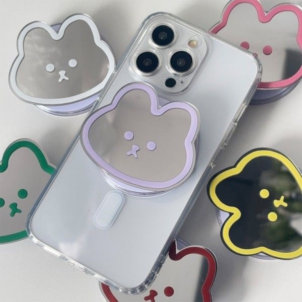 OEM 블카마켓 [폰꾸] 7컬러 키치한 동물 캐릭터 거울 스마트톡 맥세이프 커플 우정 선물 폰 꾸미기 아이폰 갤럭시
