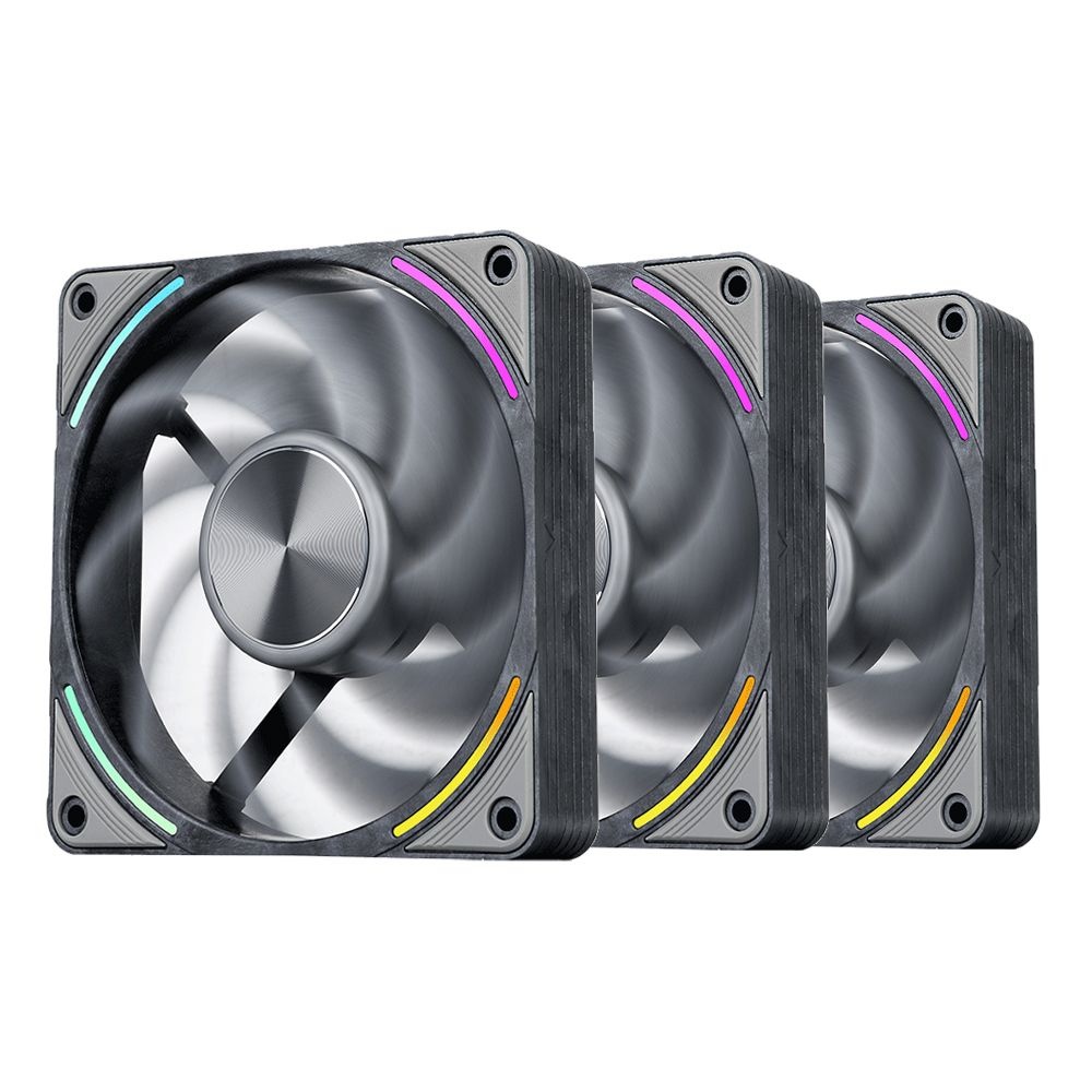 세고텝 120mm 케이스 쿨러 EX120 ARGB PWM FULL LCP 블랙(3팩)