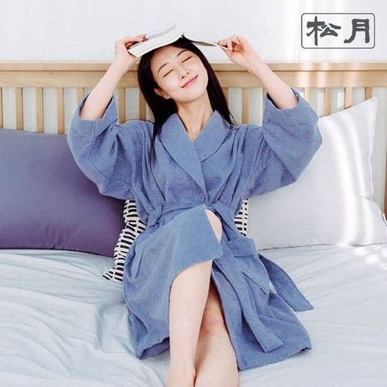 송월 40수 컬러 가운