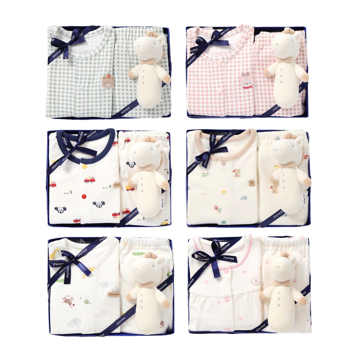 [롯데백화점] 압소바 26년신상품내의+별별말띠애착인형세트 A1A10390SET (말띠출산선물)