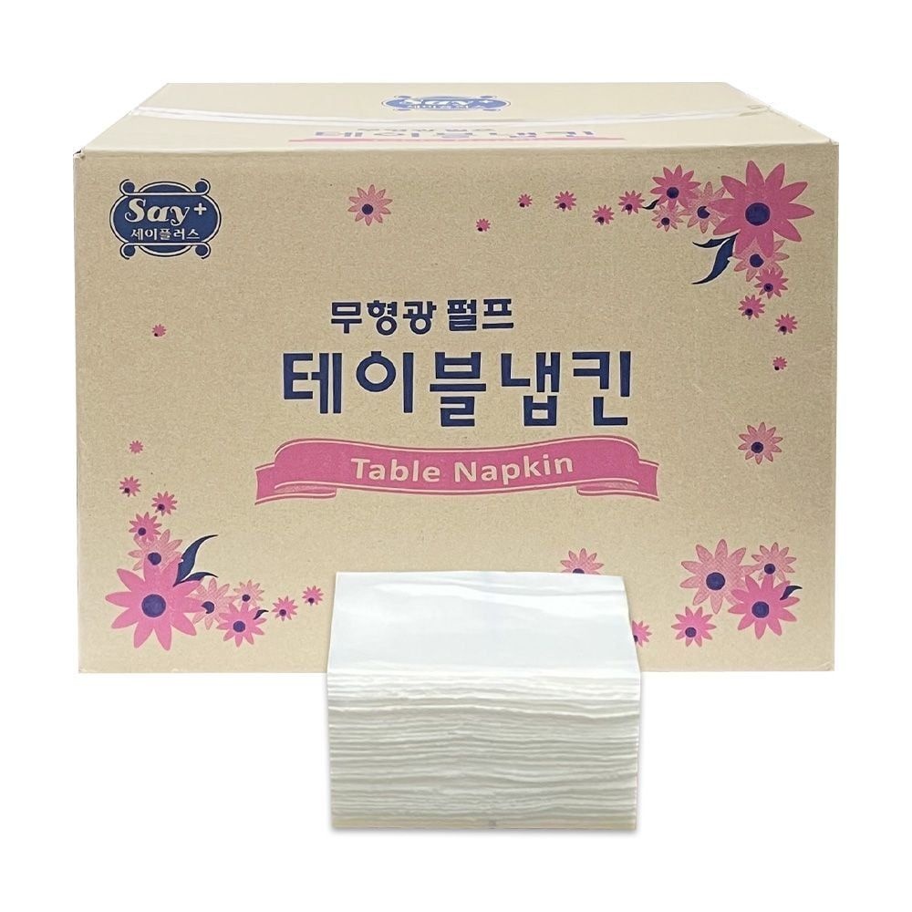 [오늘출발] 한푹 세이플러스 무형광테이블 냅킨 70매X60밴드 4200매 -O