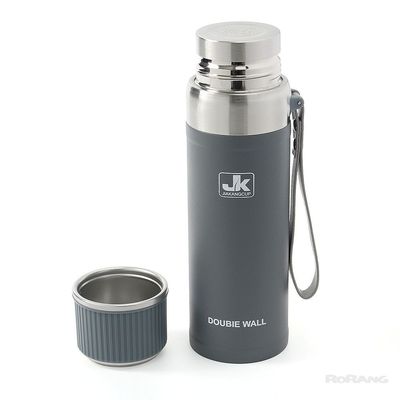 이중스텐 보온병 750ML 그레이 스포츠 거름망 스테인레스