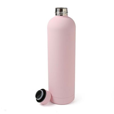 이중스텐 보온병 핑크 750ML 보냉 수능 운동