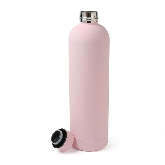 이중스텐 보온병 핑크 750ML 보냉 수능 운동