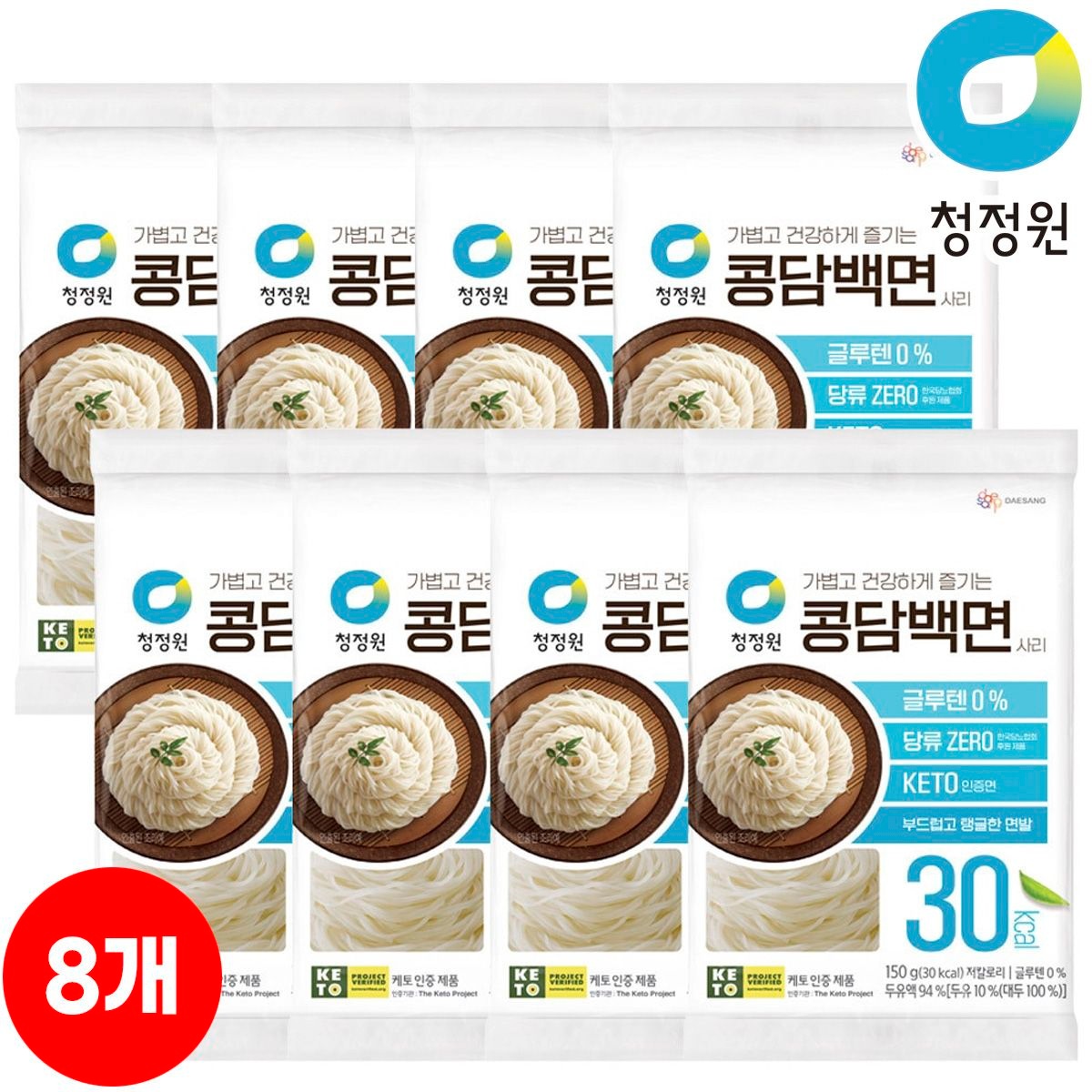 청정원 콩담백면 사리 150g x 8개 [CJ]