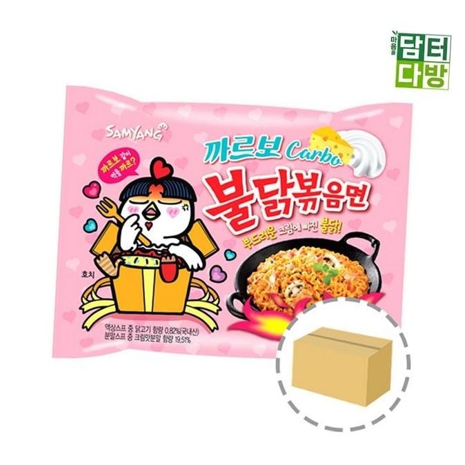 삼양식품 까르보불닭볶음면 분말스프 크림, 32봉