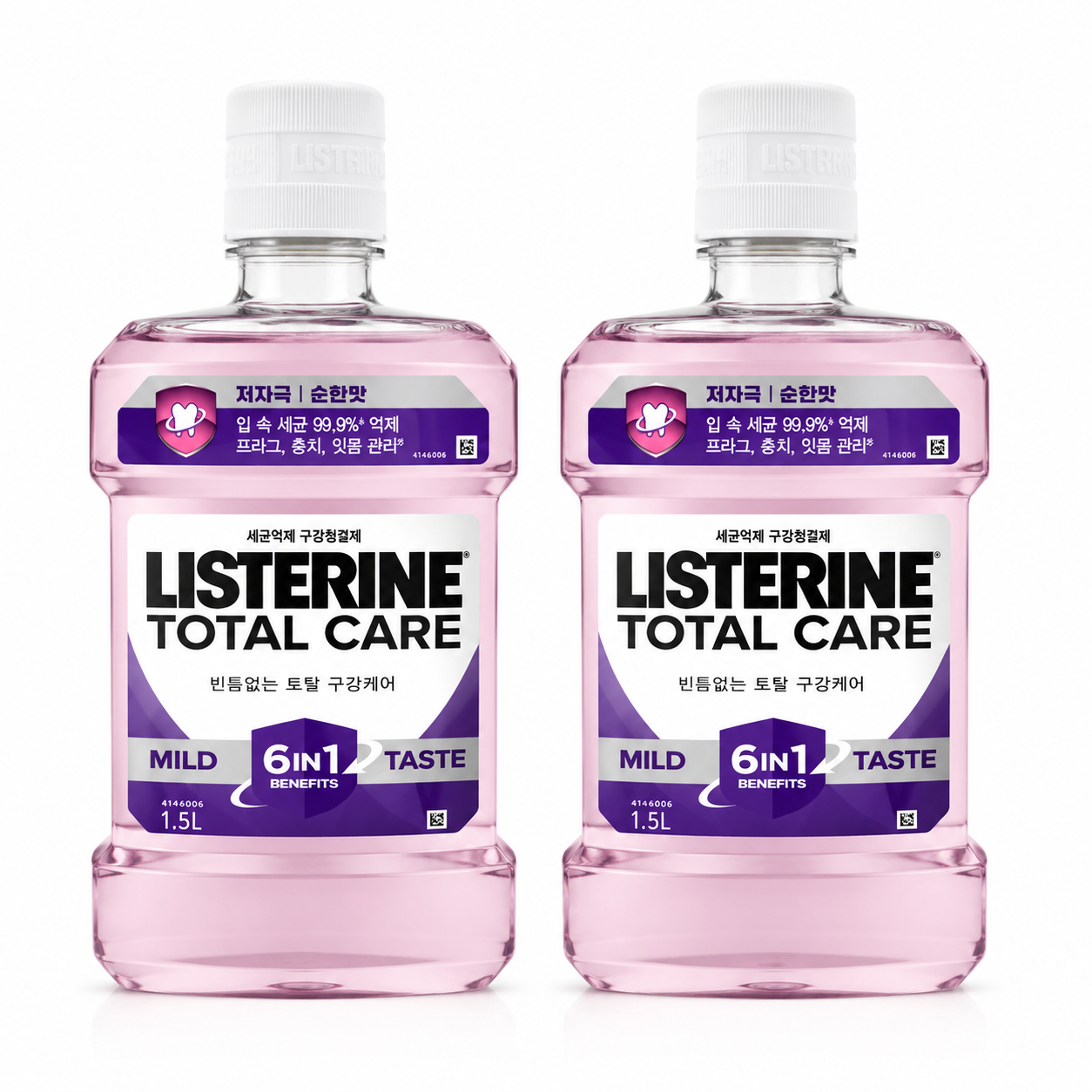 리스테린 토탈케어 마일드 1.5L x 2 코스트코