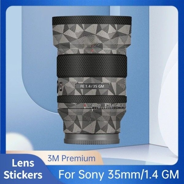 SEL35F14GM 카메라 렌즈 스티커 코트 랩 보호 필름 바디 데칼