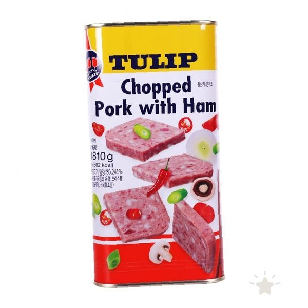 튤립푸드 다진햄 돼지고기 햄 통조림 샌드위치 샐러드 볶음밥 토핑 간편조리 1.81kg