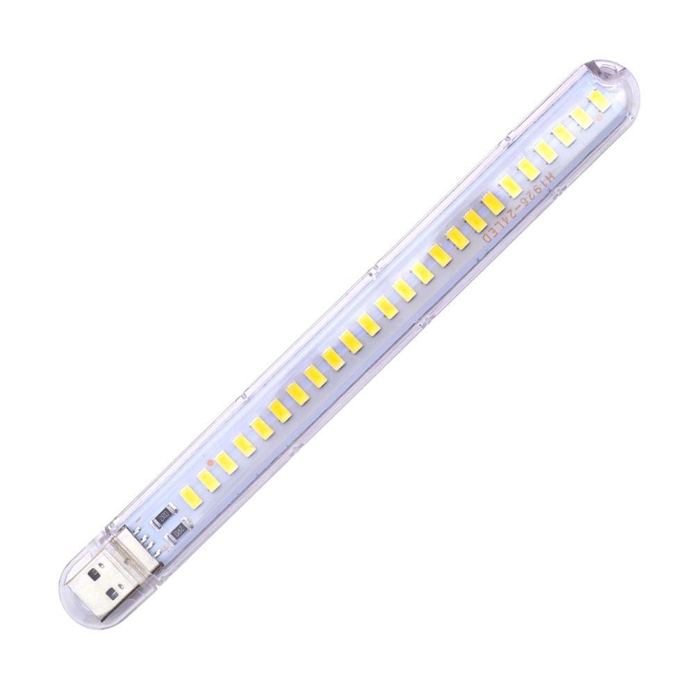 USB LED 램프 18CM 독서실 도서관 보조배터리 후레쉬