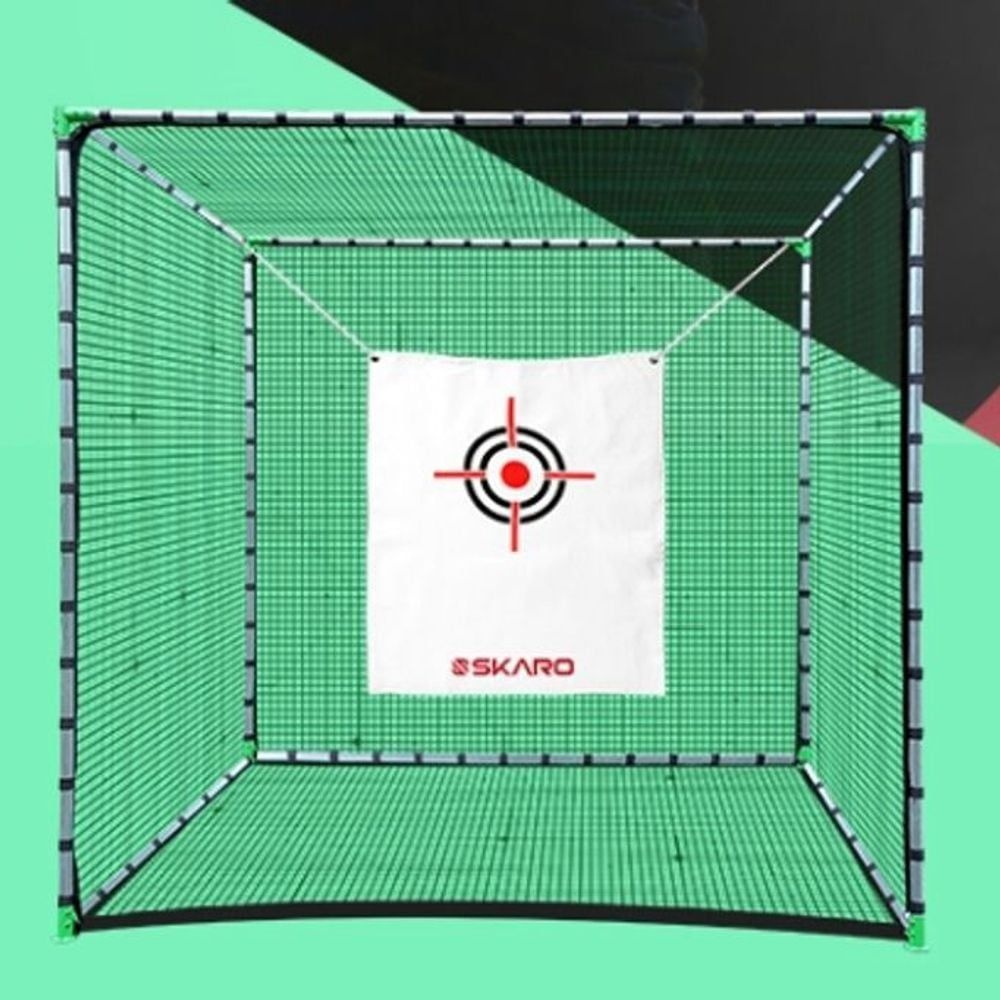 스카로 골프 연습장 트레이닝 연습망 대형 3x3m 골프망 골프연습장
