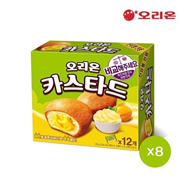 오리온 [오리온]오리온 카스타드 12P(276g) x 8개