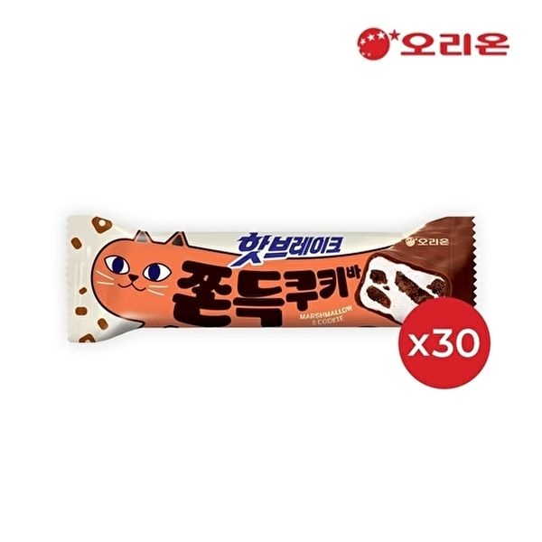 오리온 [오리온]오리온 핫브레이크 쫀득쿠키바 38g 30P