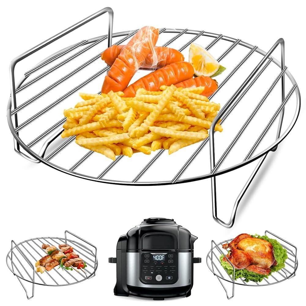 GZHCJJ [해외] GZHCJJ Ninja Foodi 6.5QT FD302 에어 프라이어 압력솥용 호환교체 부품 24.9cm9.2인치 원형 액서리 5QT FD101 OS301 Instant Pot Pro D