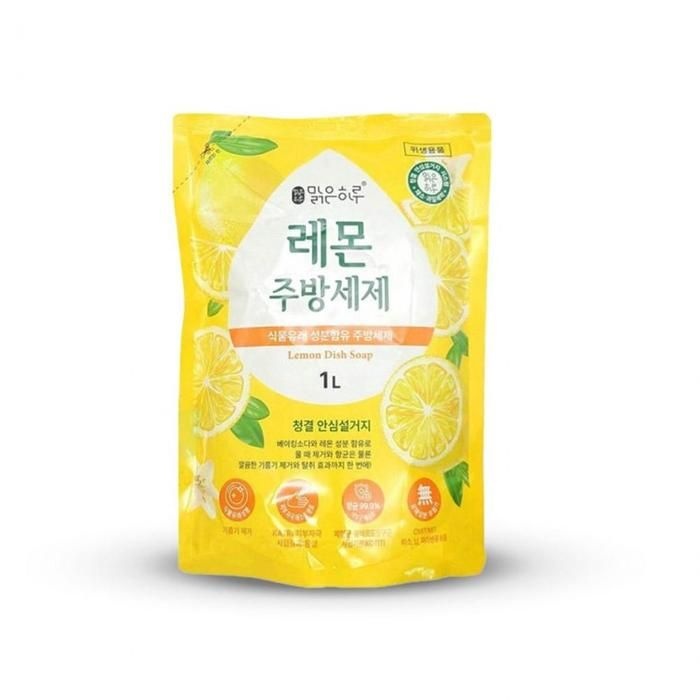 맑은하루 베이킹소다 레몬 주방 세제 리필 1L