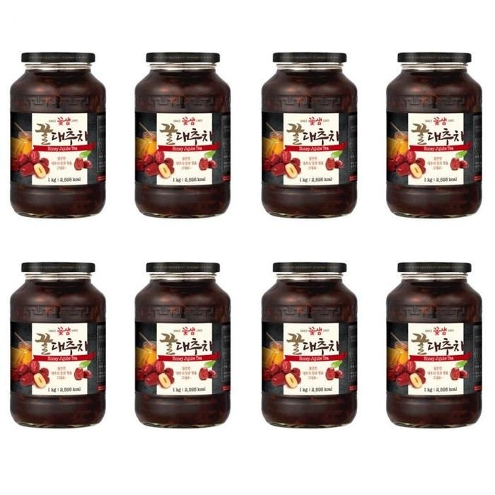 꽃샘 꿀대추차 1kg 8개