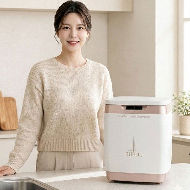 루폴 음식물쓰레기 처리기 (친환경 미생물 발효방식) SM-015K 화이트